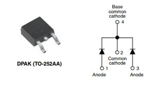 650TG, TO-252AA, D-PAK, SCHOTTKY DIODE, DIYOT