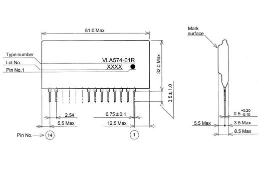 IGBT DRIVER, VLA574-01R, Igbt Surucu Kartı